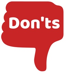 DONT'Ts